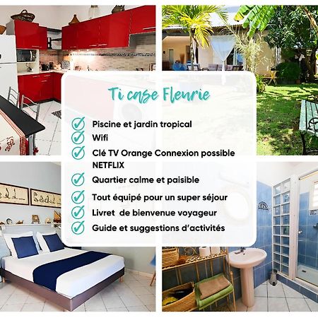 Ti Case Fleurie * Piscine * Jardin Tropical Сен-Лу Екстериор снимка